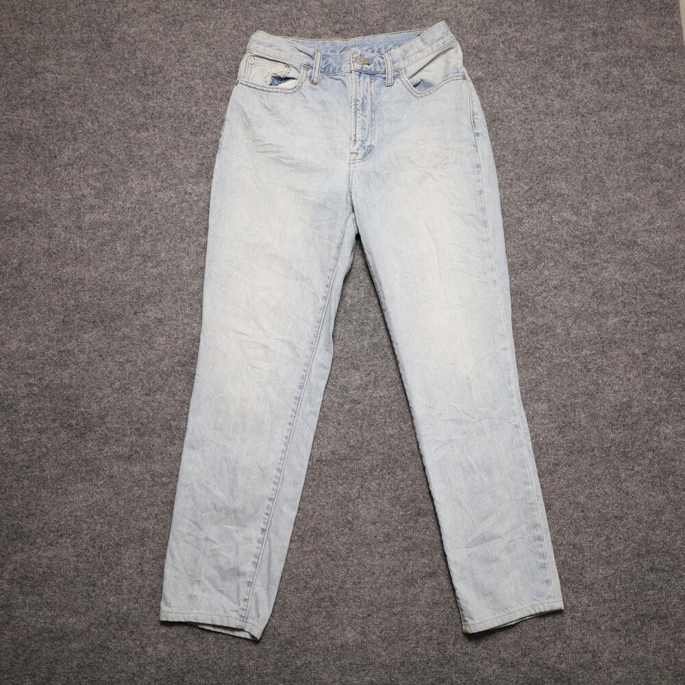 Madewell The Perfect Vintage Mom Jeans Womens 28 Light Wash Blue High Rise Denim